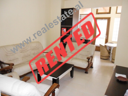 Two bedroom apartment for rent in Reshit Collaku Street in Tirana. The apartment is located on the s