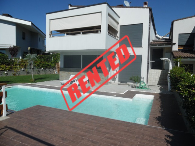 Modern villa for rent in one of the most preferred villas compound in Tirana.

Well-known for the 