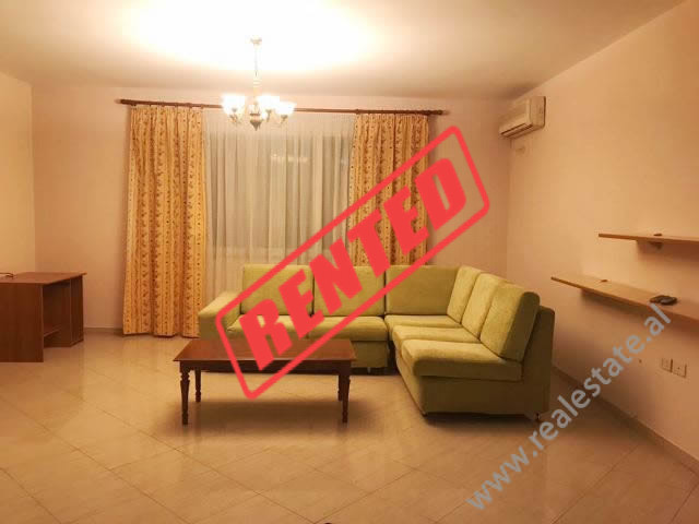 Three bedroom apartment for rent in Perlat Rexhepi Street.

The flat is situated on the 8-th floor