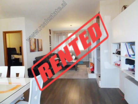 Two bedroom apartment for rent in Mine Peza Street in Tirana.

It is situated on the 4-th floor of
