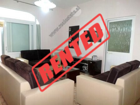 Two bedroom apartment for rent close to the Myslym Shyri Street in Tirana.

It is located on the 4
