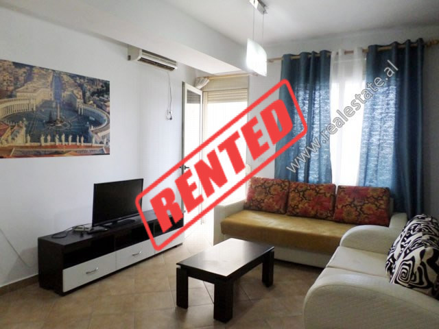 Two bedroom apartment for rent in Reshit Petrela street, in Tirana.

It is located on the seventh 