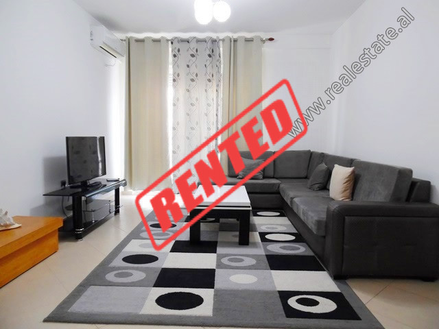 Two bedroom apartment for rent close to Asim Vokshi Street in Tirana.

It is located on the 5th fl