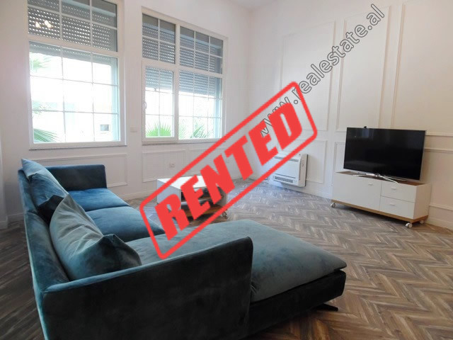 Modern one bedroom apartment for rent in Peti Street in Tirana.

It is located on the 1st floor of