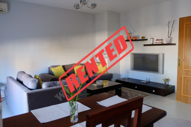 
Two bedroom apartment for rent in Ymer Kurti street in Tirana, Albania.
It is situated on the 5-t