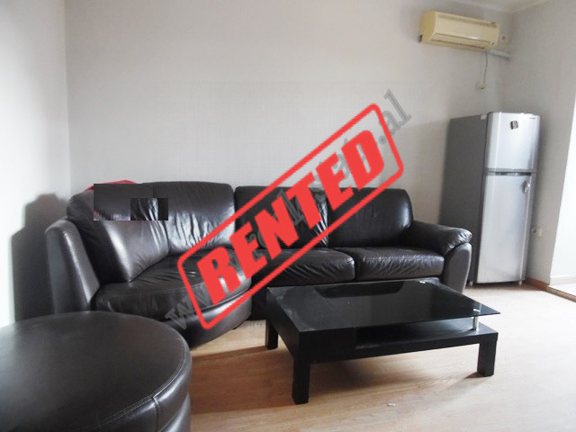 Two bedroom apartment for rent in Muhamet Gjollesha street in Tirana.
It is located on the 3-d floo