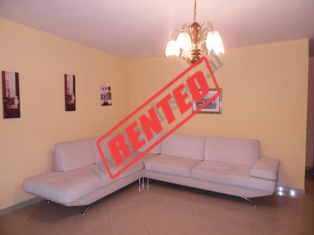 Two bedroom apartment for rent in Mine Peza street in Tirana, Albania.
It is located on the 5-th fl