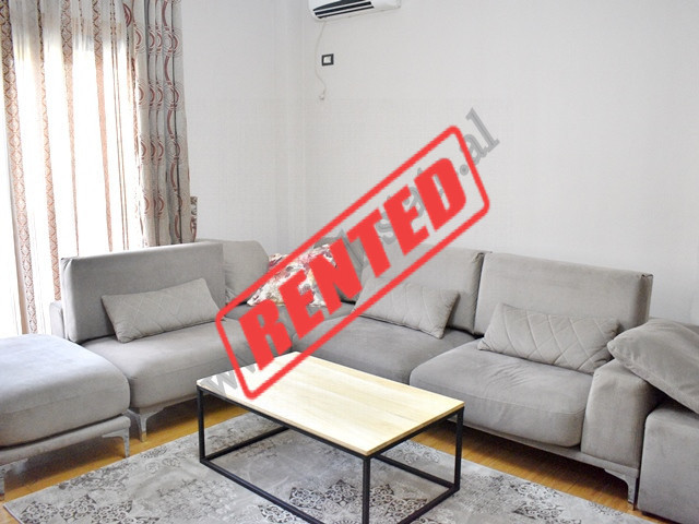 Two bedroom apartment for rent in Don Bosko street, in Tirana.

Positioned on the 5th floor of a n