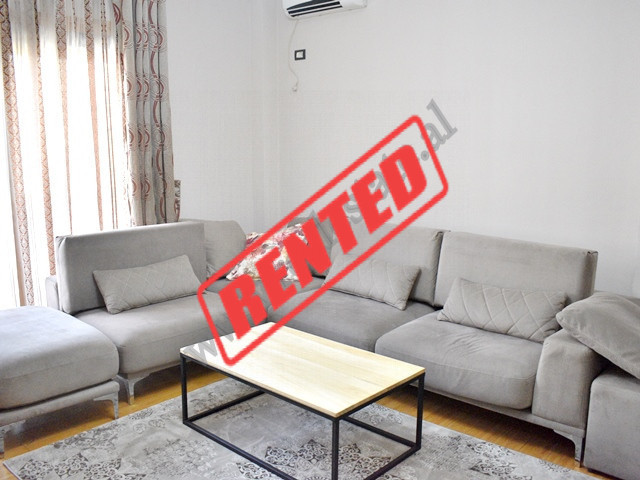 Two bedroom apartment for rent in Don Bosko street, in Tirana.

Positioned on the 5th floor of a n