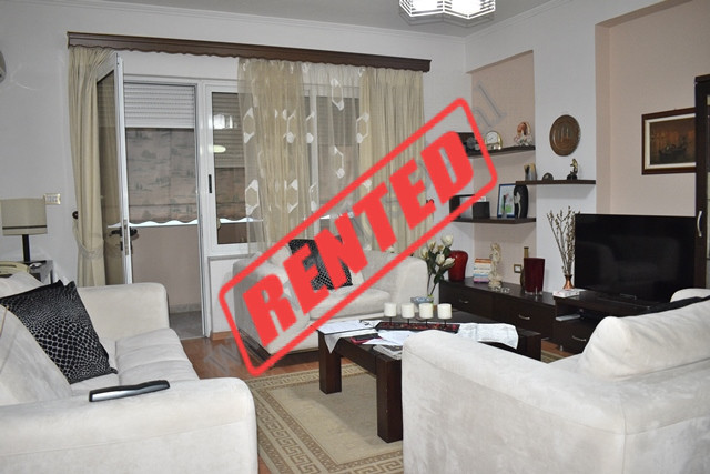 Two bedroom apartment for rent in Andon Zako Cajupi street in Tirana. Positioned on the 6th floor of