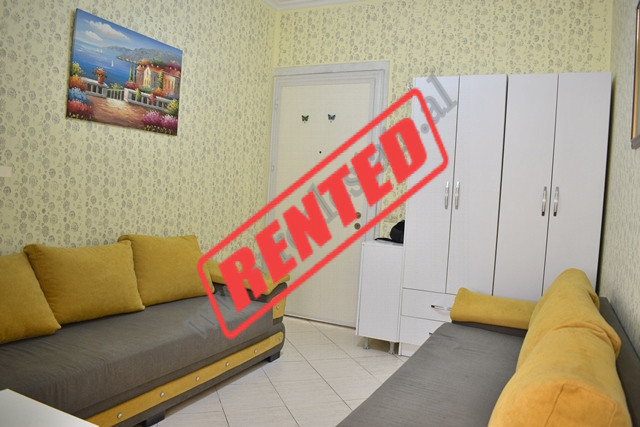 Studio for rent in Mihal Shuflaj street in Tirana.
It is situated on the fifth floor of a new build