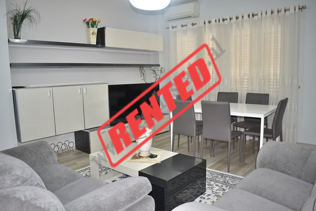 Two-bedroom apartment for rent near Asim Vokshi street in Tirana, Albania.
The house is situated on