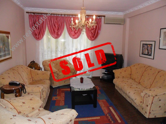 Two bedroom apartment for sale in Lidhja e Prizrenit Street in Tirana. The apartment is located on t