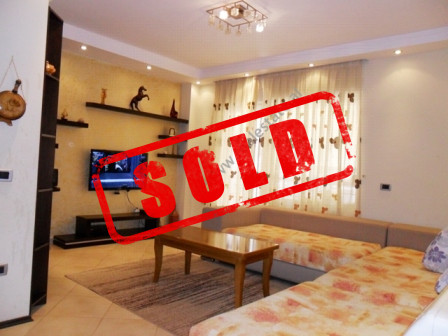 Two bedroom apartment for sale in Kolombo Street in Tirana.

It is located on the 4th floor of a n