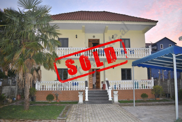 Two storey villa for sale in Tirana-Durres secondary street in Fushe Mezez area in Tirana, Albania.
